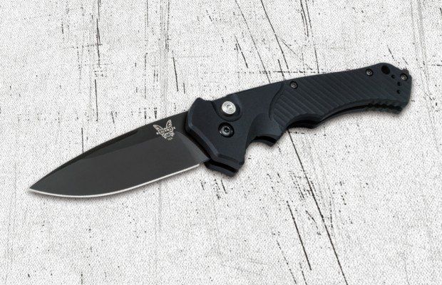 Benchmade Rukus II Automatic Black Blade Knife